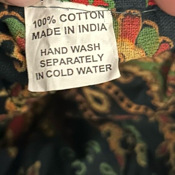 Women’s Colorful Elephant Cotton Jaipuri Sanganeri Print Maxi Skirt One Size - Picture 3 of 8